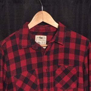 Small Red/Black Flannel 44MM Brand from PacSun